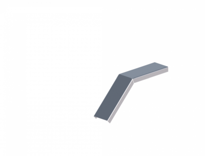 Крышка лотка углового вертикального вниз ЛМсК-45Н 50-1,0ц УТ1,5