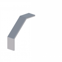 Крышка лотка углового вертикального вниз ЛМсК-90Н 100-1,2ц УТ1,5