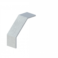 Крышка лотка углового вертикального вниз ЛМсК-90Н 150-1,0ц УТ2,5