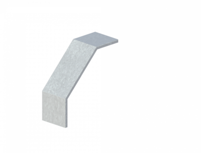 Крышка лотка углового вертикального вниз ЛМсК-90Н 150-1,0ц УТ2,5