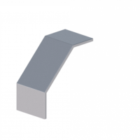 Крышка лотка углового вертикального вниз ЛМсК-90Н 200-1,2ц УТ1,5