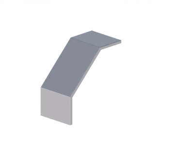 Крышка лотка углового вертикального вниз ЛМсК-90Н 200-1,5ц УТ1,5