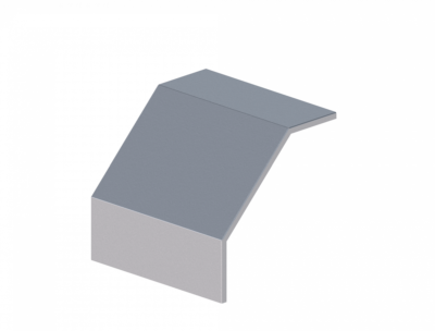 Крышка лотка углового вертикального вниз ЛМсК-90Н 400-1,5ц УТ1,5