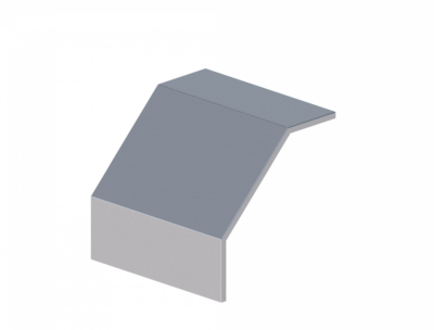 Крышка лотка углового вертикального вниз ЛМсК-90Н 600-1,0ц УТ1,5