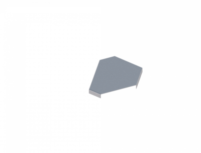 Крышка лотка углового горизонтального ЛМсК-90Г 150-1,0ц УТ1,5