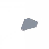 Крышка лотка углового горизонтального ЛМсК-90Г 150-1,2ц УТ1,5