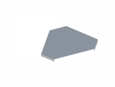 Крышка лотка углового горизонтального ЛМсК-90Г 300-1,0ц УТ1,5