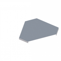 Крышка лотка углового горизонтального ЛМсК-90Г 300-1,2ц УТ1,5