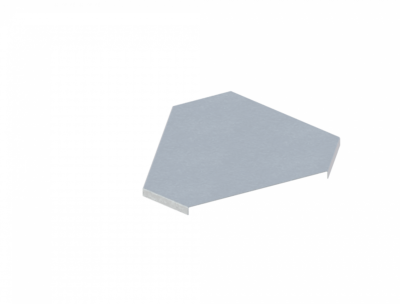 Крышка лотка углового горизонтального ЛМсК-90Г 300-1,5ц УТ2,5