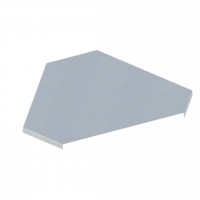 Крышка лотка углового горизонтального ЛМсК-90Г 400-1,0ц УТ2,5