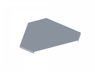 Крышка лотка углового горизонтального ЛМсК-90Г 600-1,5ц УТ1,5