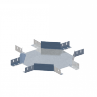 Лоток крестообразный ЛМс-К 200х150-0,7ц УТ2,5