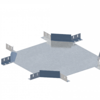 Лоток крестообразный ЛМс-К 400х80-0,7ц УТ2,5