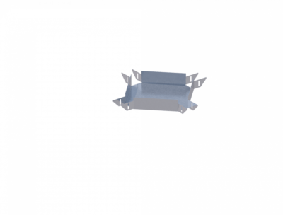 Лоток крестообразный ЛМс-К 50х50-1,0ц УТ1,5