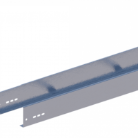 Лоток лестничный прямой НЛ20-П1,87ц УТ1,5 (h=100мм, s=1,5мм)