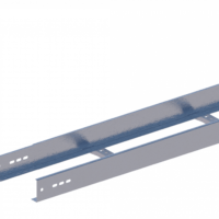 Лоток лестничный прямой НЛ20-П1,87ц УТ1,5 (h=70мм, s=1,2мм)