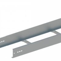 Лоток лестничный прямой НЛ30-П1,87 У3 (h=100мм, s=1,2мм)