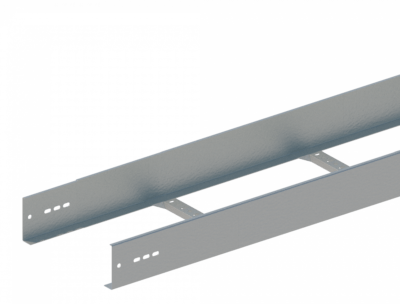 Лоток лестничный прямой НЛ30-П1,87 У3 (h=100мм, s=1,2мм)
