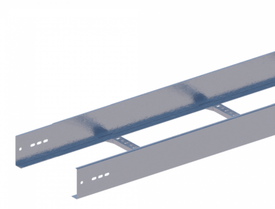 Лоток лестничный прямой НЛ30-П1,87ц УТ1,5 (h=100мм, s=1,2мм)