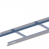 Лоток лестничный прямой НЛ30-П1,87ц УТ1,5 (h=50мм, s=1,5мм)