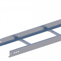 Лоток лестничный прямой НЛ30-П1,87ц УТ1,5 (h=70мм, s=1,2мм)