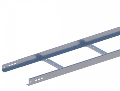 Лоток лестничный прямой НЛ30-П2,87ц УТ1,5 (h=50мм, s=1,2мм)