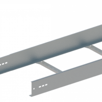 Лоток лестничный прямой НЛ40-П1,87 У3 (h=100мм, s=1,0мм)