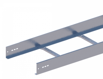 Лоток лестничный прямой НЛ40-П2,87ц УТ1,5 (h=100мм, s=1,5мм)