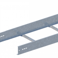 Лоток лестничный прямой НЛ40-П2,87ц УТ2,5 (h=100мм, s=1,5мм)