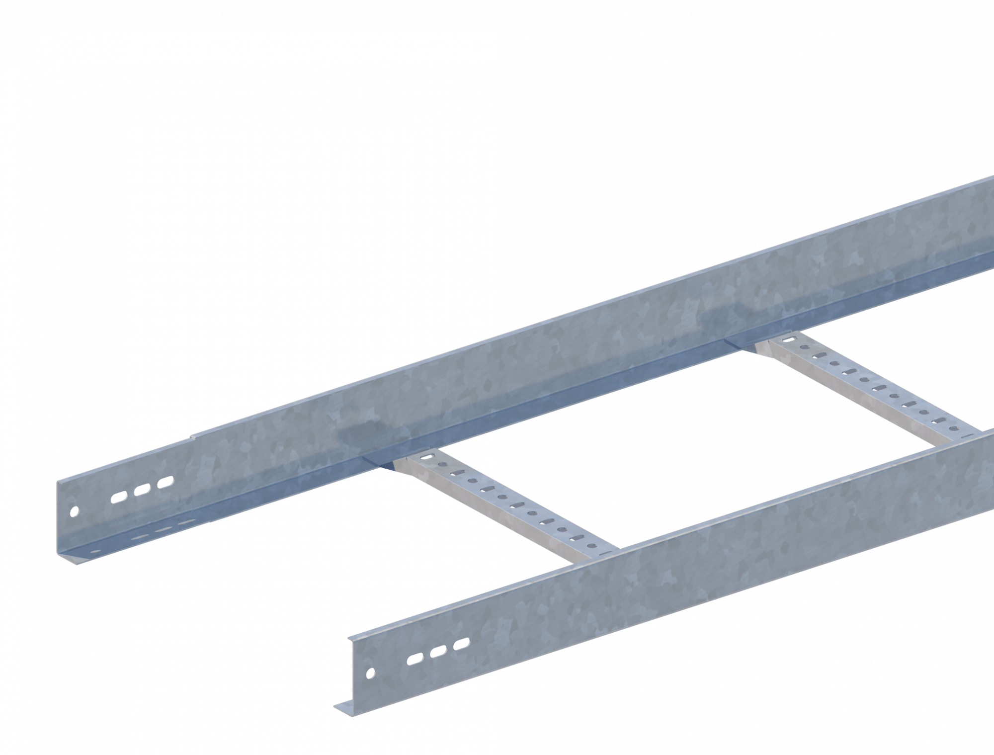 Лоток лестничный прямой НЛ40-П2,87ц УТ2,5 (h=70мм, s=1,5мм)