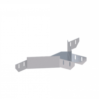 Лоток ответвительный ЛМс-О 100х100-1,2ц УТ1,5