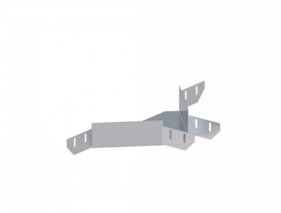 Лоток ответвительный ЛМс-О 100х50-1,0ц УТ1,5