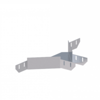 Лоток ответвительный ЛМс-О 100х65-1,0ц УТ1,5