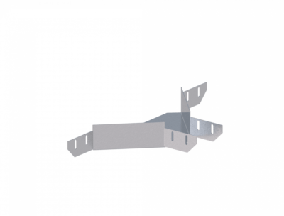 Лоток ответвительный ЛМс-О 100х65-1,5ц УТ1,5