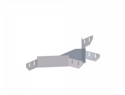 Лоток ответвительный ЛМс-О 150х50-1,5ц УТ1,5