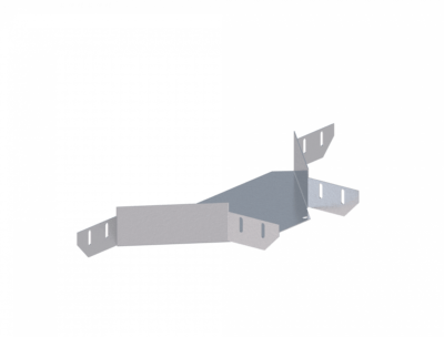 Лоток ответвительный ЛМс-О 200х65-1,5ц УТ1,5