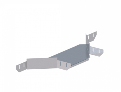 Лоток ответвительный ЛМс-О 300х80-1,0ц УТ1,5