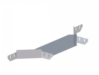 Лоток ответвительный ЛМс-О 400х80-1,5ц УТ1,5