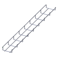 Лоток проволочный прямой  диаметр проволоки 4 мм  ПП4.100.35.3000.8.6