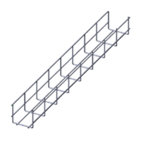 Лоток проволочный прямой  диаметр проволоки 4 мм  ПП4.100.85.3000.8.2