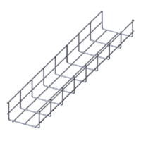 Лоток проволочный прямой  диаметр проволоки 4 мм  ПП4.150.85.3000.8.2