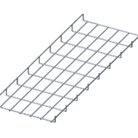 Лоток проволочный прямой диаметр проволоки 4 мм ПП4.250.35.3000.8.1