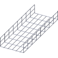 Лоток проволочный прямой  диаметр проволоки 4 мм  ПП4.300.105.3000.8.5