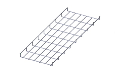 Лоток проволочный прямой  диаметр проволоки 4 мм  ПП4.300.35.3000.8.4