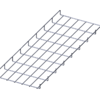 Лоток проволочный прямой  диаметр проволоки 4 мм  ПП4.300.35.3000.8.5