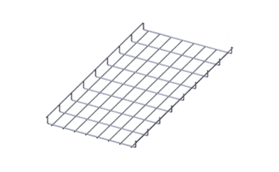 Лоток проволочный прямой  диаметр проволоки 4 мм  ПП4.350.35.3000.8.2