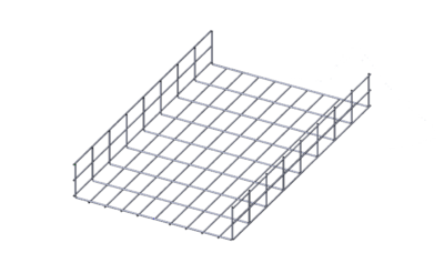 Лоток проволочный прямой  диаметр проволоки 4 мм  ПП4.500.105.3000.8.4