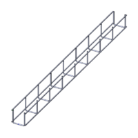 Лоток проволочный прямой  диаметр проволоки 4 мм  ПП4.60.60.3000.8.0