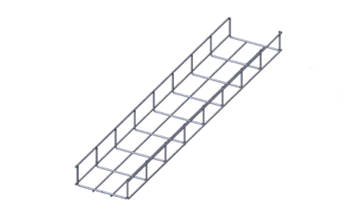 Лоток проволочный прямой торцевой  диаметр проволоки 4 мм  ПТ4.150.60.3000.8.2