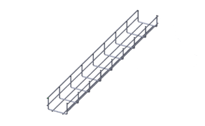 Лоток проволочный прямой усиленный диаметр проволоки 5 мм  ППУ5.100.50.3000.10.5